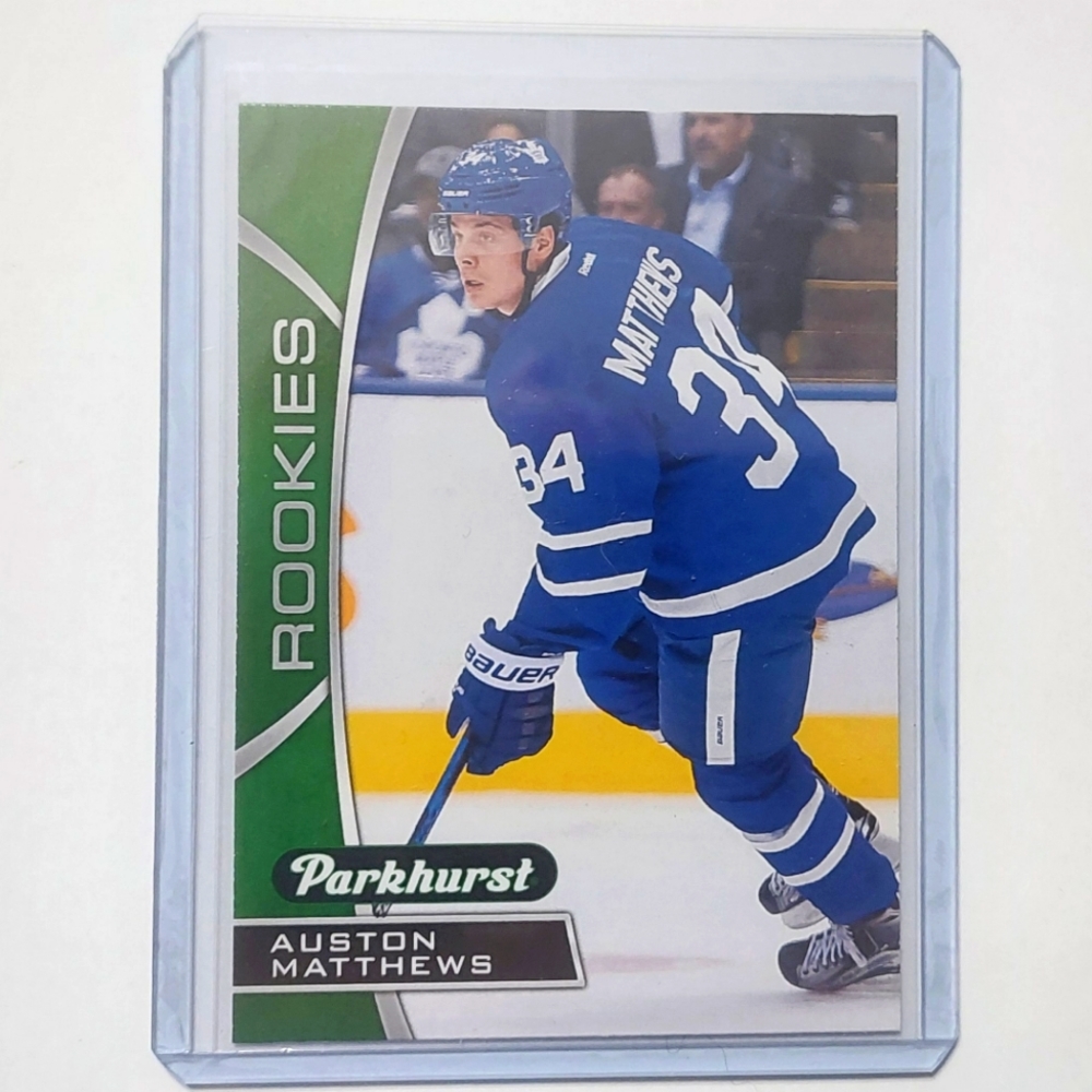 Auston Matthews Parkhurst Rookie Card 2016/17 Toronto Maple Leafs Card PR-10